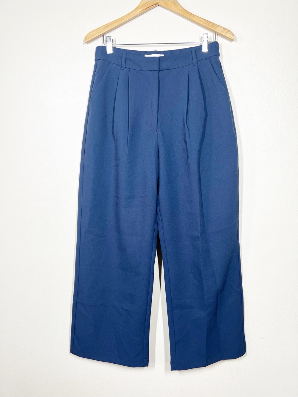 Abercrombie & Fitch Womens Tailored High Rise Sloane Navy Blue Trouser Pants